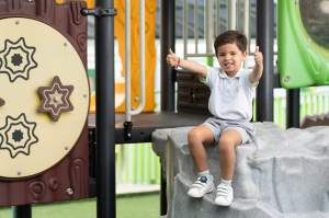 Niño en el parque